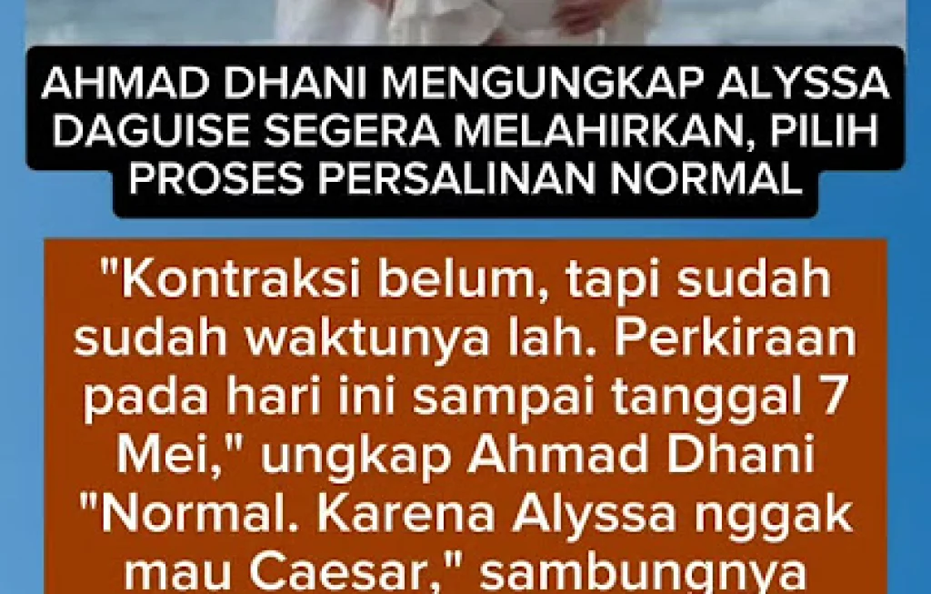 Alyssa Daguise akan melahirkan