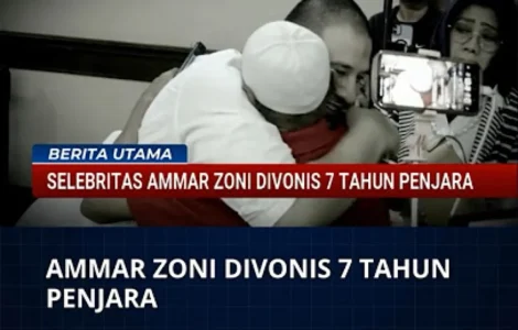 Ammar Zoni Divonis 7 Tahun