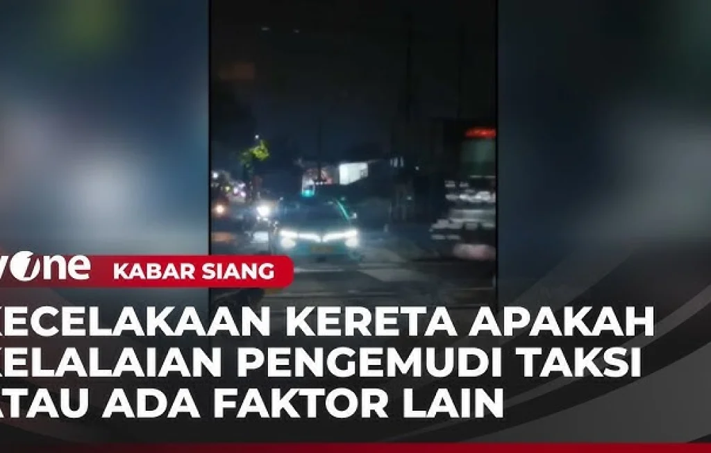 kelalaian kecelakaan kereta