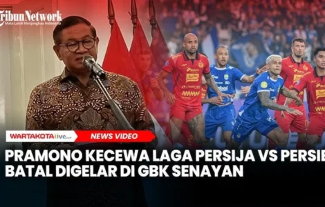 Pramono kecewa Persija Persib
