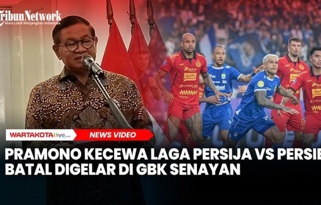 Pramono kecewa Persija Persib