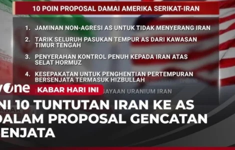 proposal damai Iran ke AS