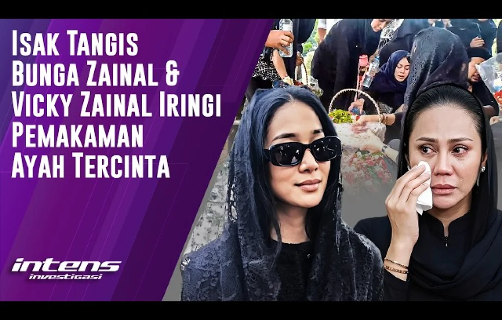 Tangis Bunga Zainal di Pemakaman Ayah